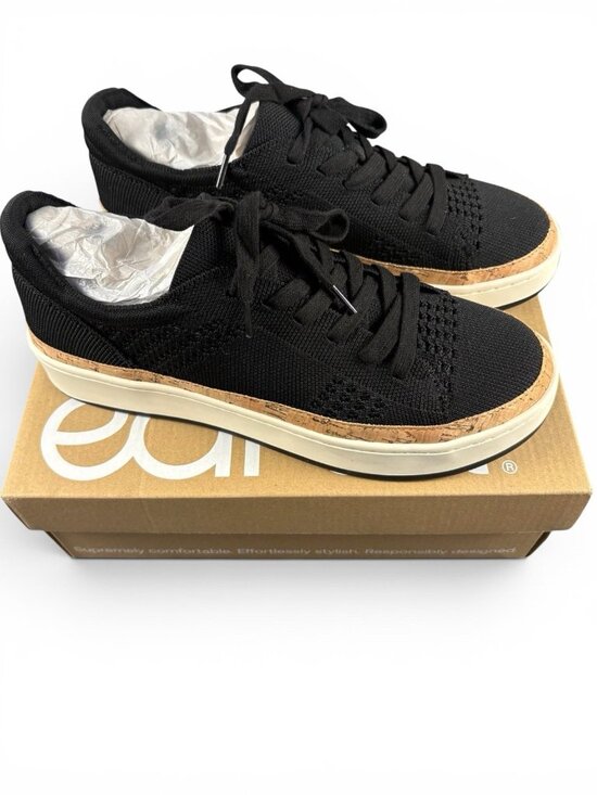 Earth Shoes - Earth ETKNIGHT Women’s Size 8M Black Knit Sneakers New With Box